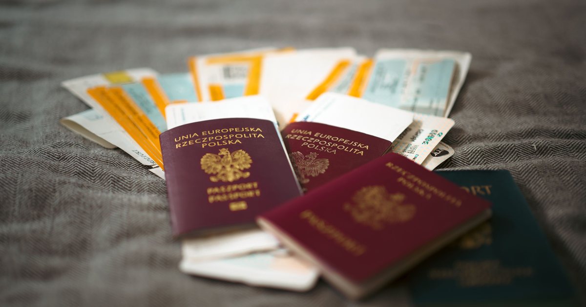 European passports and travel documents prepared for migration to Australia